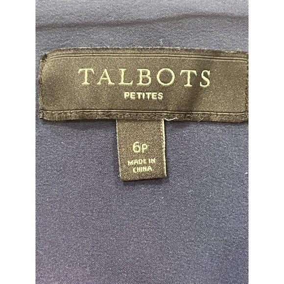 TALBOTS Jungle Botanical Stretch Cotton Canvas Skirt ~ 6P - Picture 6 of 7